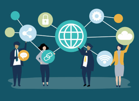 social media application development mockup