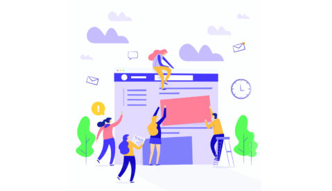 web development mockup