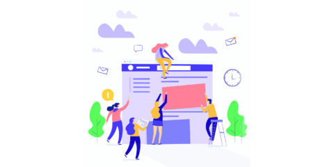 web development mockup