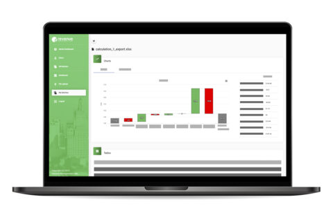 revenueml web platform mockup developed by TH-EY
