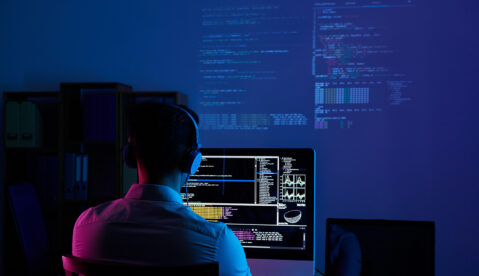 software developer photo illustration