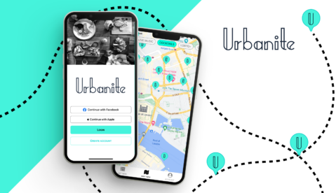 Urbanite - discover London's pubs and restaurants mobile application mockup 2