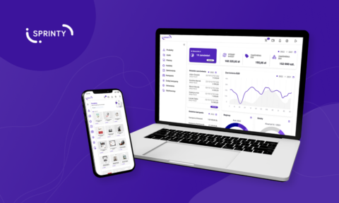 Sprinty - B2B ecommerce platform mockup