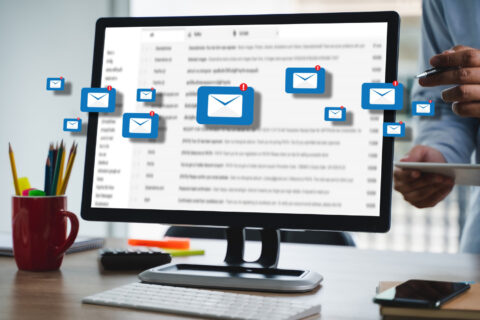 gmail case study email inbox development illustration