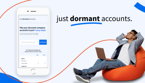 Just Dormant Accounts - web application react aws lambda mockup