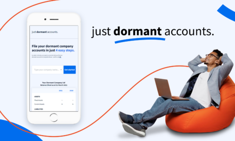 Just Dormant Accounts - web application react aws lambda mockup